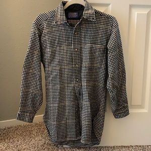 Pendleton Button-Up Wool Plaid Shirt